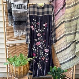 Kyla seo refurbished embroidered dress